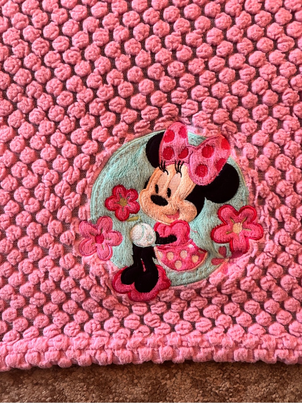 Disney Pink Minnie Mouse kids Blanket
